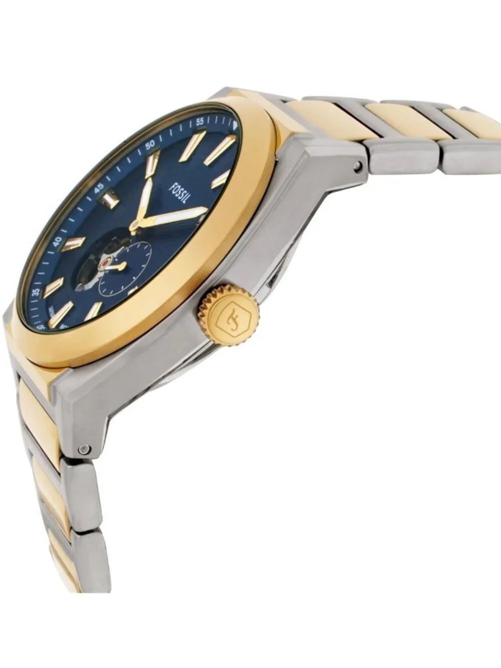 NWT Fossil Everett Automatic Blue Dial Men's Watch